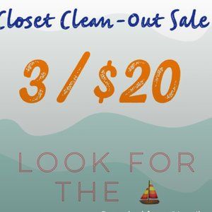 ⛵️ 3/$20 SALE!! Look for ⛵️"Like" to Bundle & SAVE
